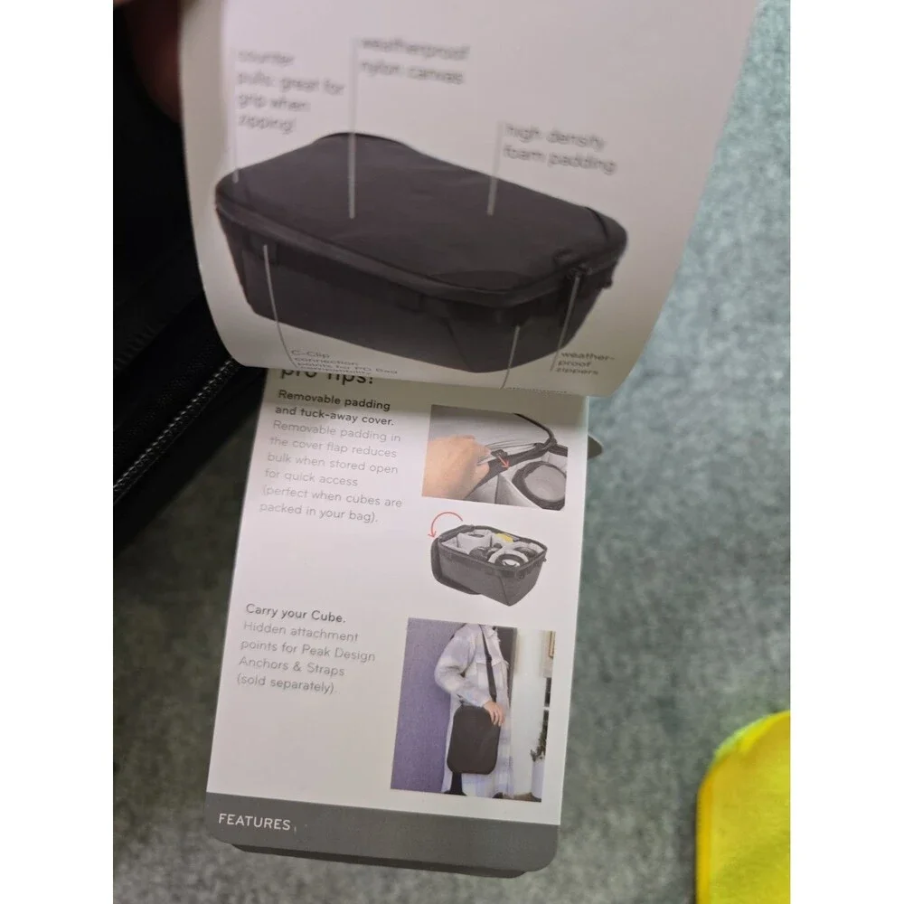 Peak Design Camera Cube V2 Black, SMEDIUM